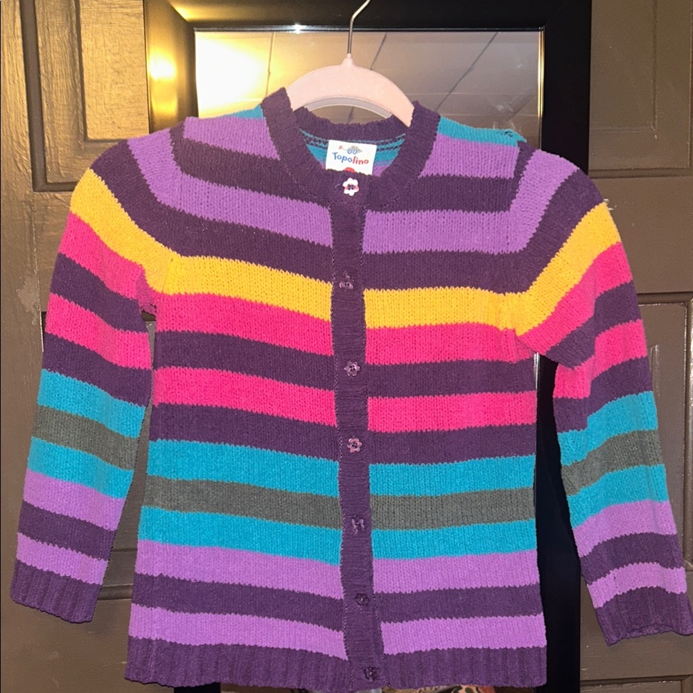 Topolino youth striped sweater; euro size 128